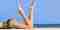 A woman's Legs on the Beach